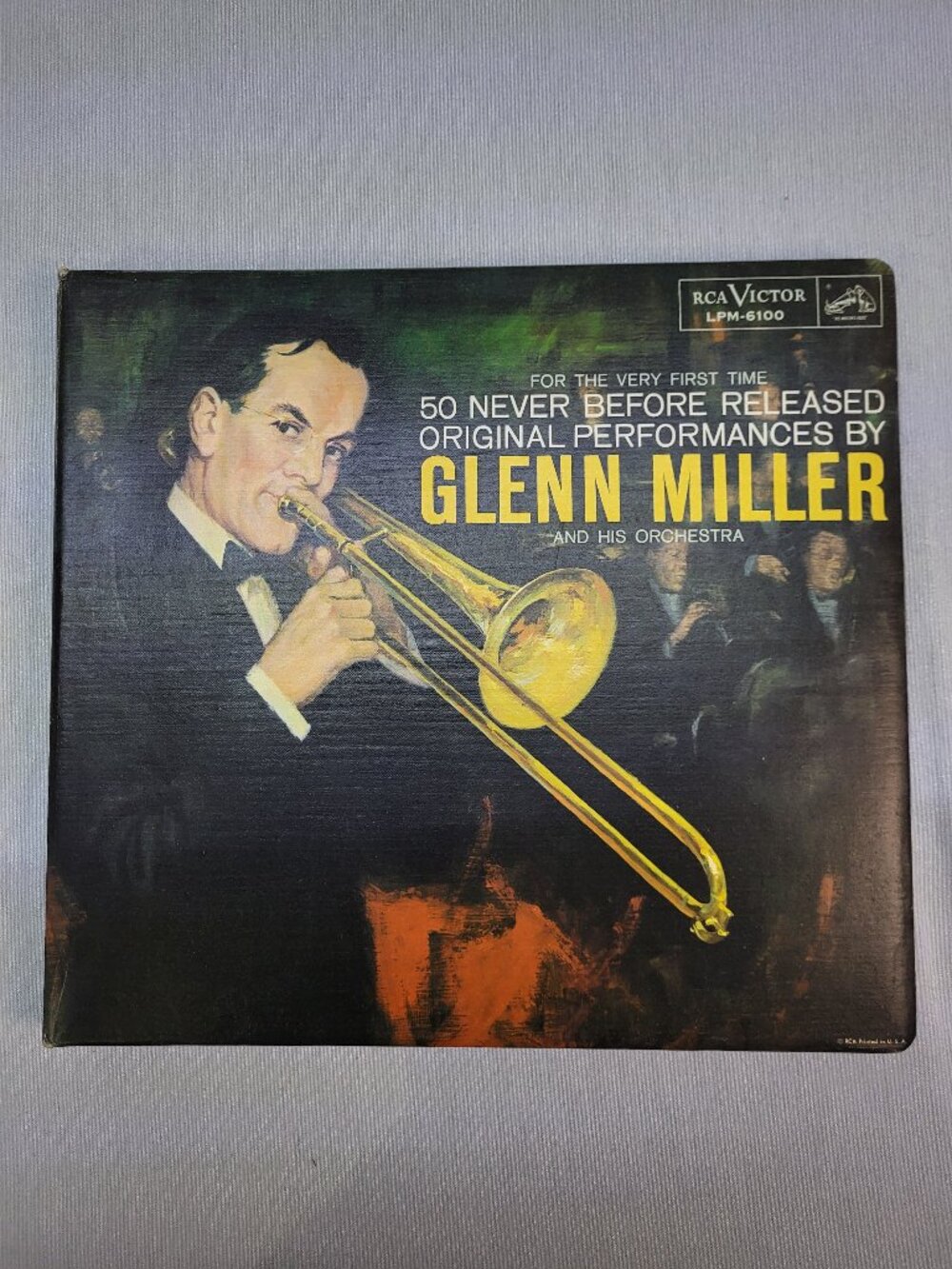 Vintage Glenn Miller For the Very First Time 3LP Vinyl Box Set RCA Victor Big Ba